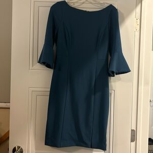 White House Black Market size 6p worn once- pristine condition, blueish teal.